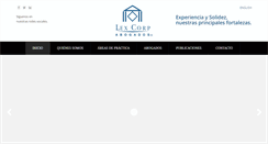 Desktop Screenshot of lexcorp.com.mx