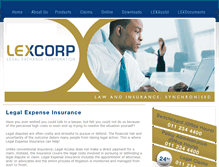 Tablet Screenshot of lexcorp.co.za